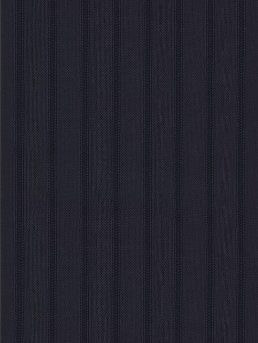 calzino-lungo-tinta-unita-a-coste-blu